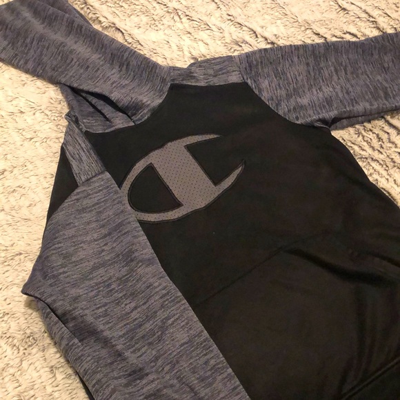 Champion Other - ‼️Black and dark grey champion hoodie‼️